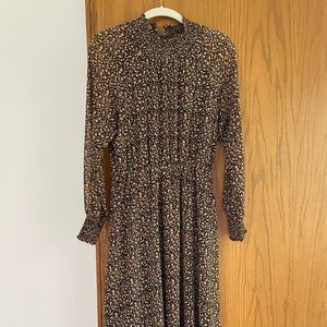 Madewell floral midi dress. Size small.
